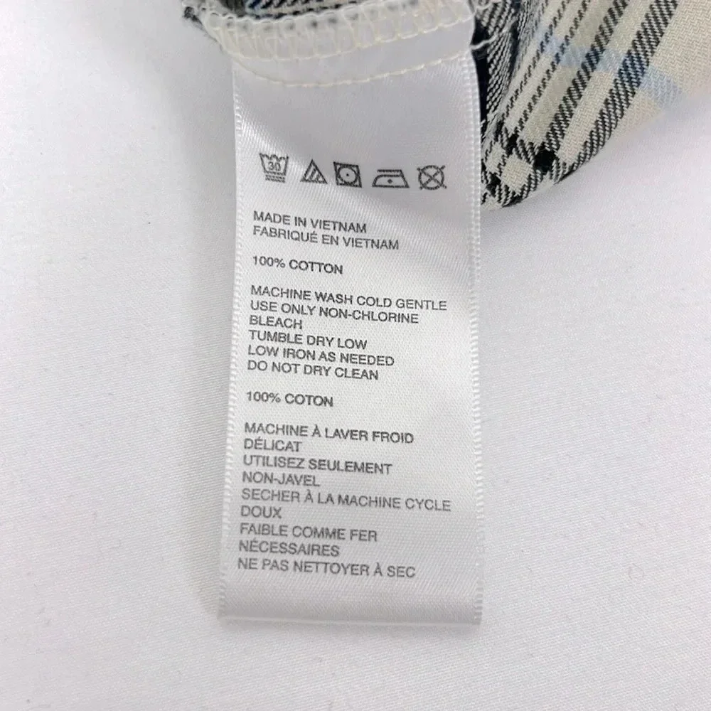 Urban Outfitters Mens Medium Hoodie Flannel‎ Scotch Plaid Shirt - Picture 9 of 9